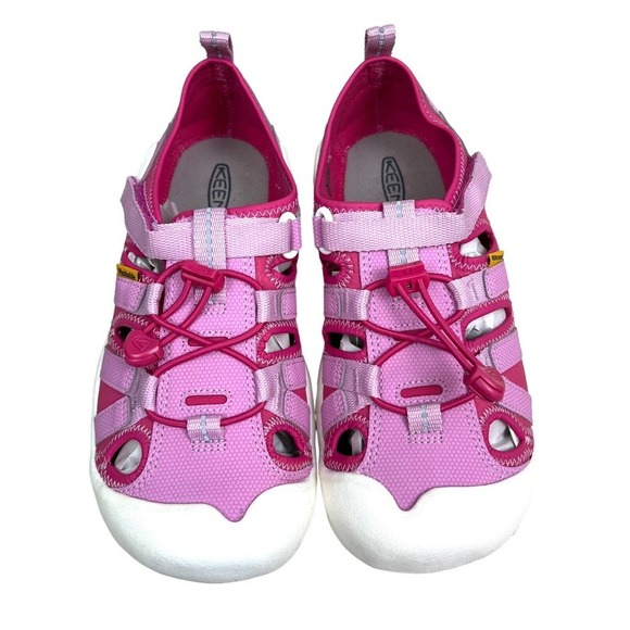 Keen Knotch Creek Sandal Quick Dry Bumper Toe Magenta Lilac Chiffon Girls Size 4 - Picture 5 of 7